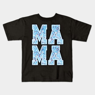 Mama Christmas Light Kids T-Shirt